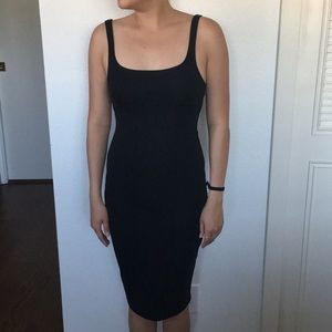 Zara Midi Black Dress